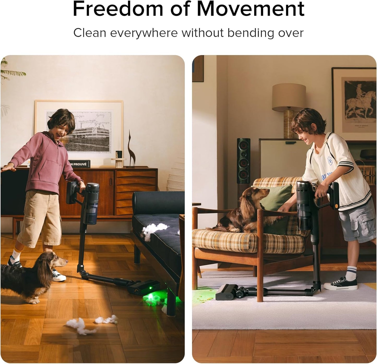 roborock H60 Ultra Cordless Stick Vacuum Cleaner, Upgraded 210AW Suction Stick Vacuum with 90-Min Runtime, 90° Bendable Tube, LED Dust Detection, Vacuum Cleaners for Carpets, Hard Floors & Pet Hair