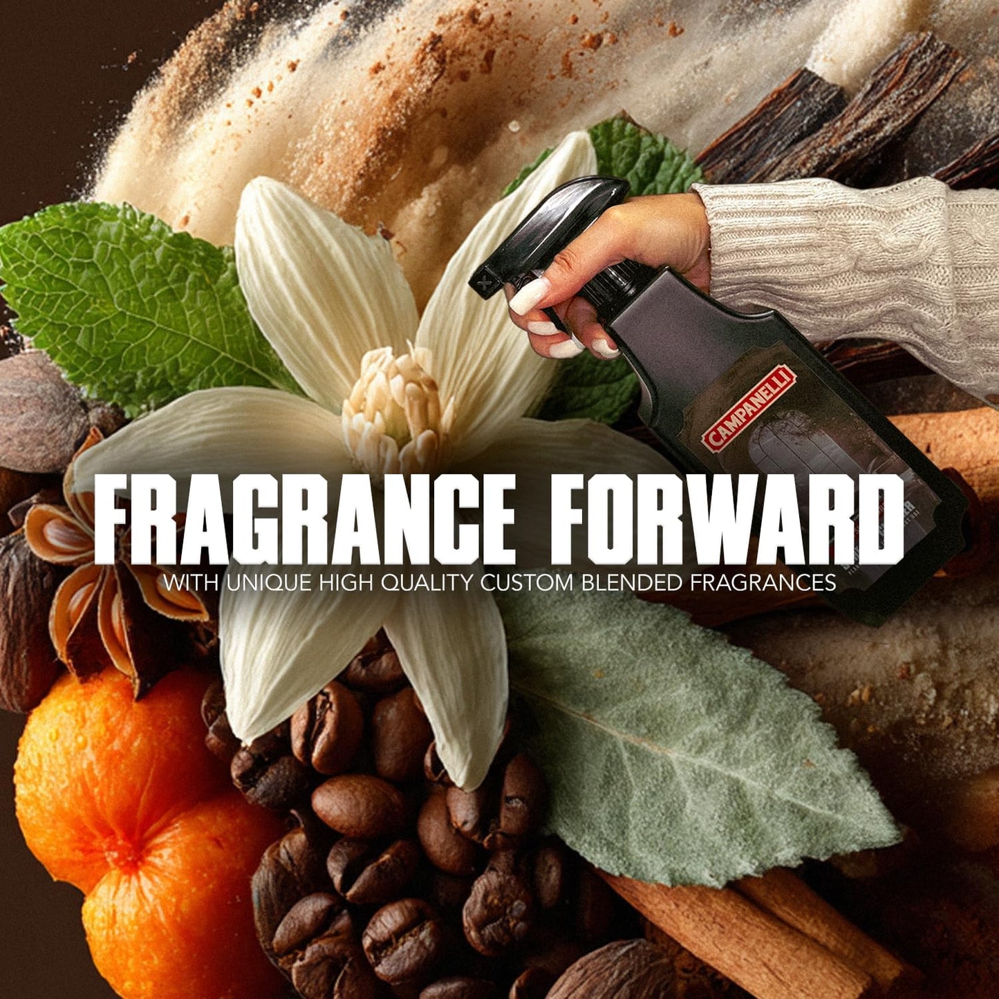 Multi-Surface Cleaning Spray Solution, Plant-Powered, Scented (Spiced Pumpkin Caffè)