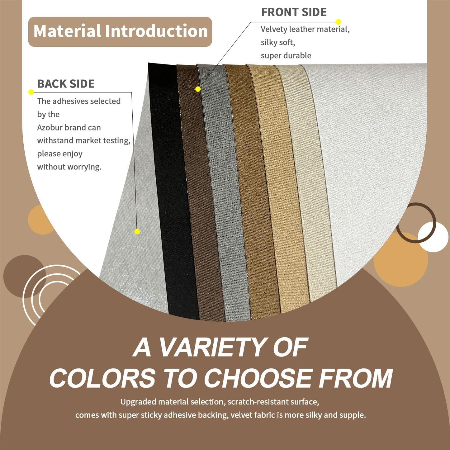 Azobur Sofa Fabric Repair Patch, Oversized Microfiber Patch，Self Adhesive Fabric Sofa Patch Repair Fabric,Super Cost-Effective Combination (Gray)