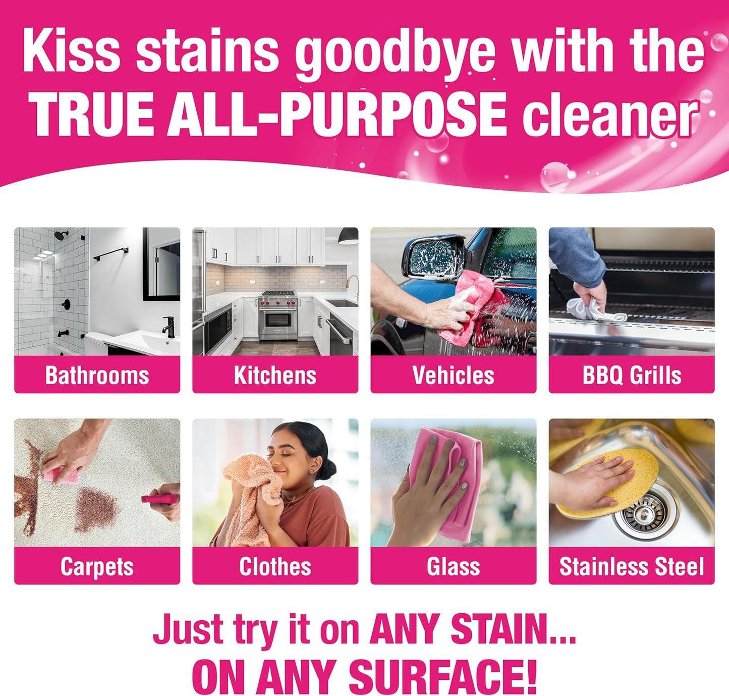 Quick 'n Brite All Purpose Cleaning Paste – Miracle Cleaner for Tough Stains, Biodegradable, Non-Toxic, Pet-Safe, Multi-Surface Stain Remover, Made in USA, 80 Oz