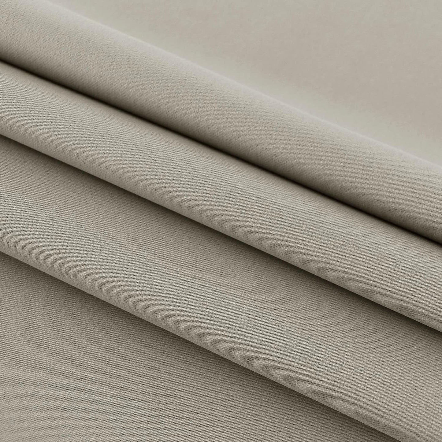 DWCN French Door Curtains – Rod Pocket Thermal Blackout Curtain for Doors with Glass Window, Kitchen and Patio Doors for Privacy, 25 X 40 Inches Long, 1 Curtain Panel with Tieback, Taupe