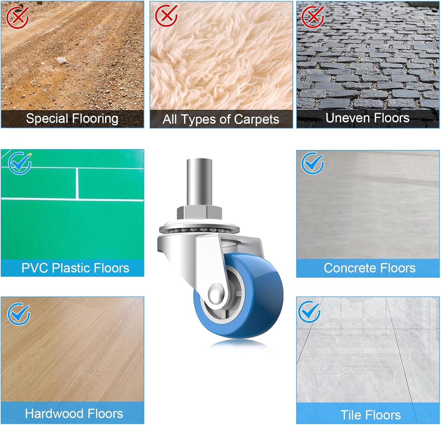 New Upgrade Furniture Sliders, Furniture Movers with Wheels, Furniture Lift Mover Tool Set with 360° Rotatable Wheels, Furniture Dolly for Moving Heavy Duty Sofa, Bed, Load Capacity Up to 750lb