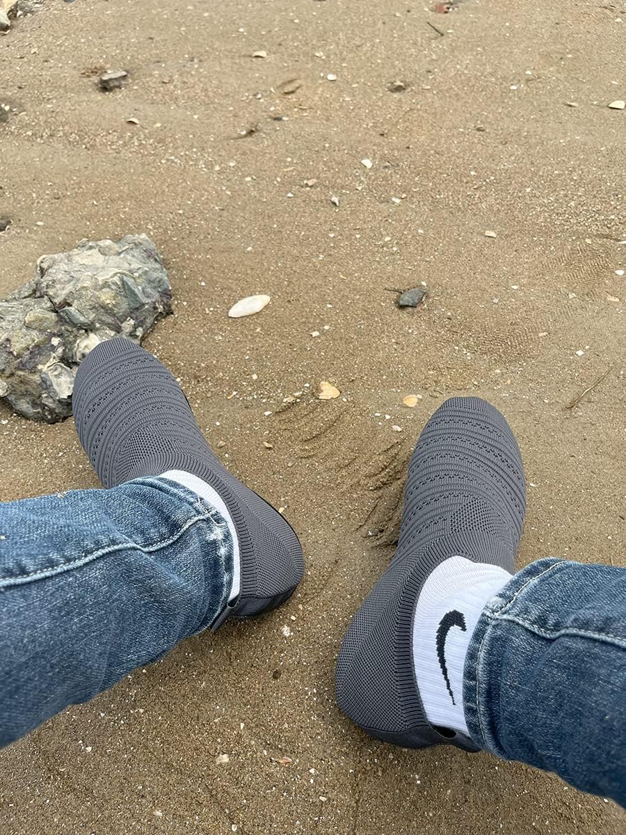 Adult Indoor House Slippers Socks Lightweight Non Slip Grip House Home Shoes for Women Men