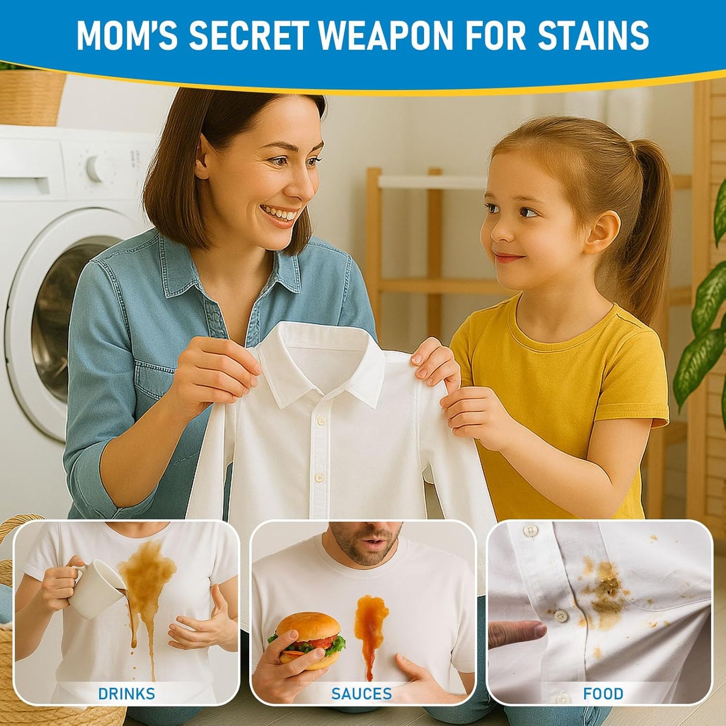 Bleach Pen for Clothing, 10.5 fl oz Stain Remover Pen for Whites & Colors, Portable Bleach Stick Stain Remover Gel for Travel & Home Use, Instantly Remove Stains Pen (Fresh Scent)