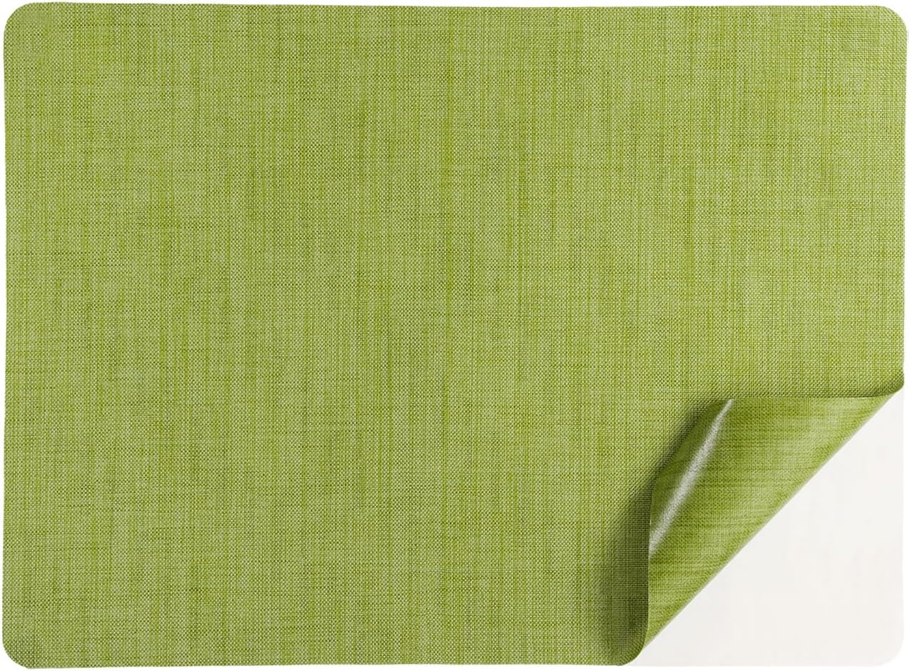 PATIKIL Linen Repair Patch, 8 x 11 Inch Self-Adhesive Linen Fabric Repair Patches for Sofa Couch Clothes Handbag Tents Car Seats Furniture, Grass Green