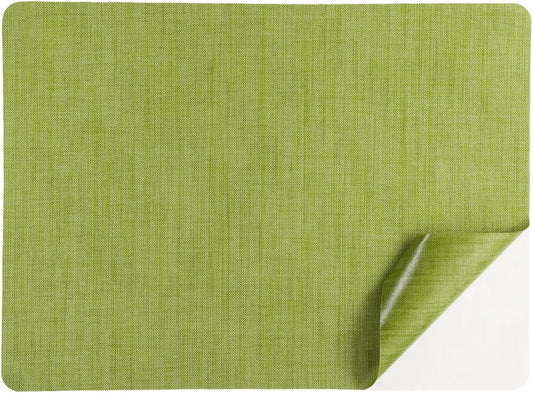 PATIKIL Linen Repair Patch, 8 x 11 Inch Self-Adhesive Linen Fabric Repair Patches for Sofa Couch Clothes Handbag Tents Car Seats Furniture, Grass Green