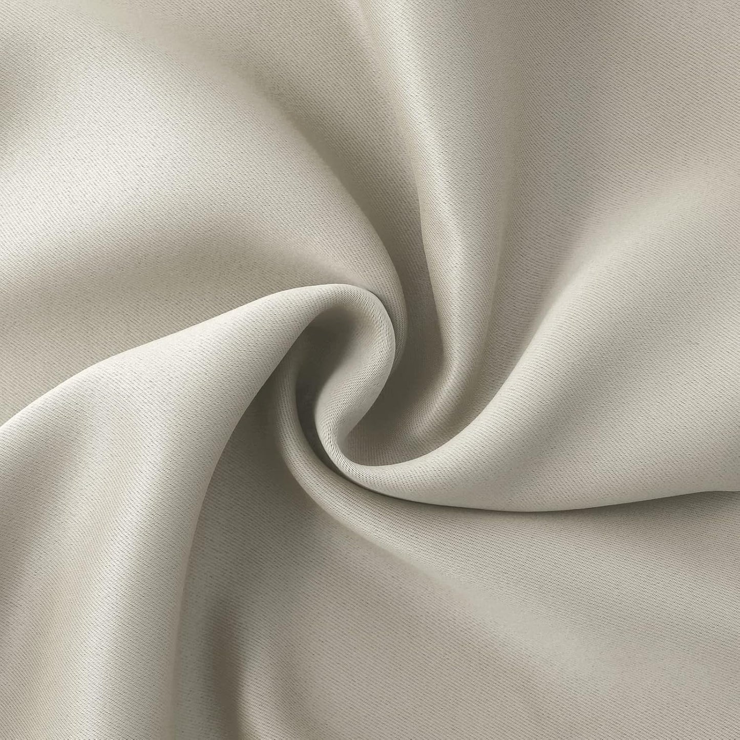 BGment Short Blackout Curtains 48 Inches Length - Rod Pocket Thermal Insulated Room Darkening Window Drapes for Kitchen Bedroom Bathroom, Light Camel, 2 Panels, 42 x 48 Inch