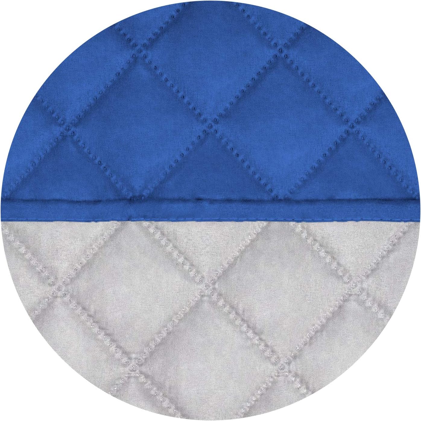 PureFit Reversible Quilted Sofa Cover, Water Resistant Slipcover Furniture Protector, Washable Couch Cover with Non Slip Foam and Elastic Straps for Kids, Pets (X Large, Classic Blue/Ivory)