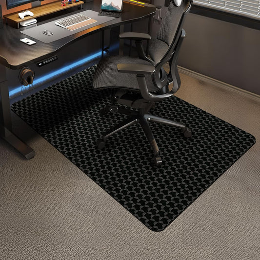 Vicwe Office Chair Mat for Carpet, 55"x36" Anti-Slip Waterproof Floor Protector Desk Chair Mat for Rolling Chairs, Heavy Duty Chair Mat with Studs,Easy Glide Floor Mat for Home,Gaming