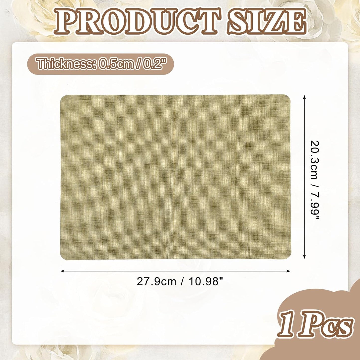 PATIKIL Linen Repair Patch, 8 x 11 Inch Self-Adhesive Linen Fabric Repair Patches for Sofa Couch Clothes Handbag Tents Car Seats Furniture, Camel