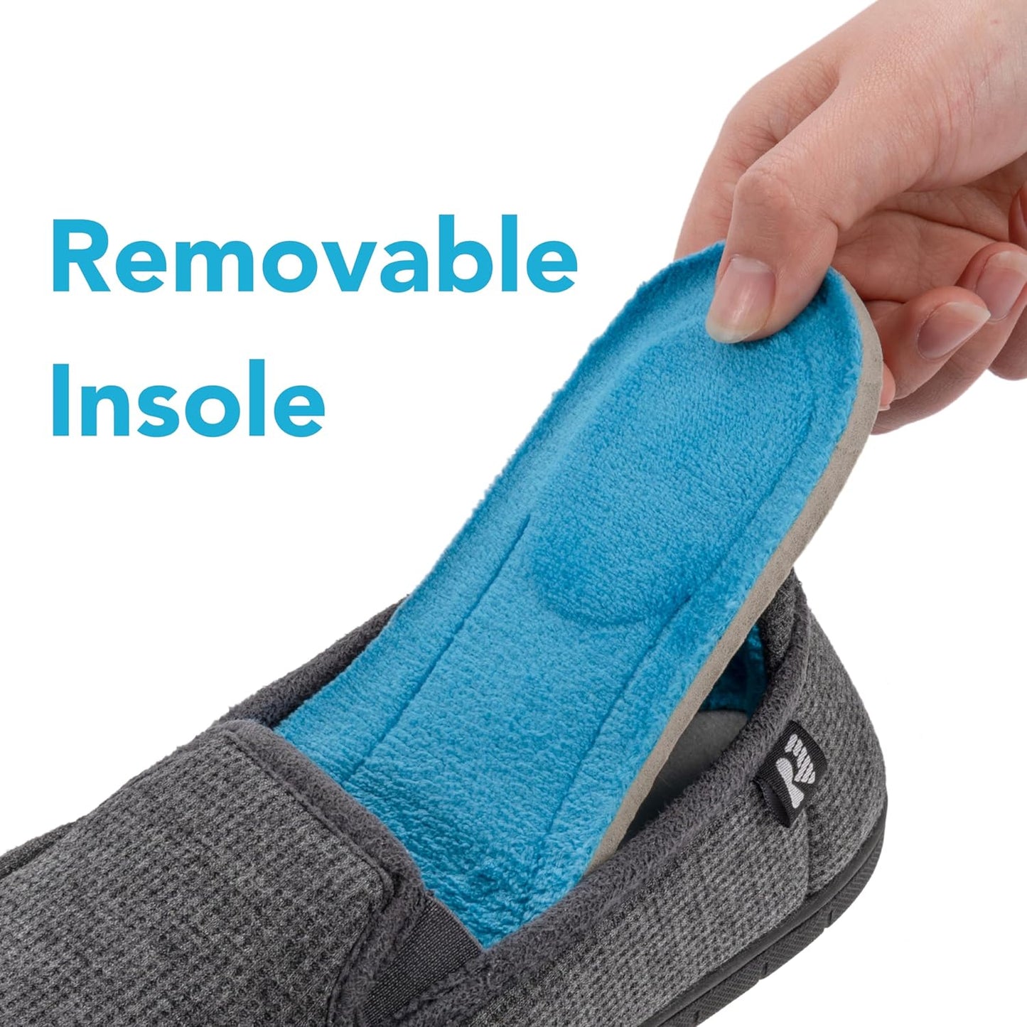 RockDove Women's Two-Tone Hoodback Slipper with Removable Insole