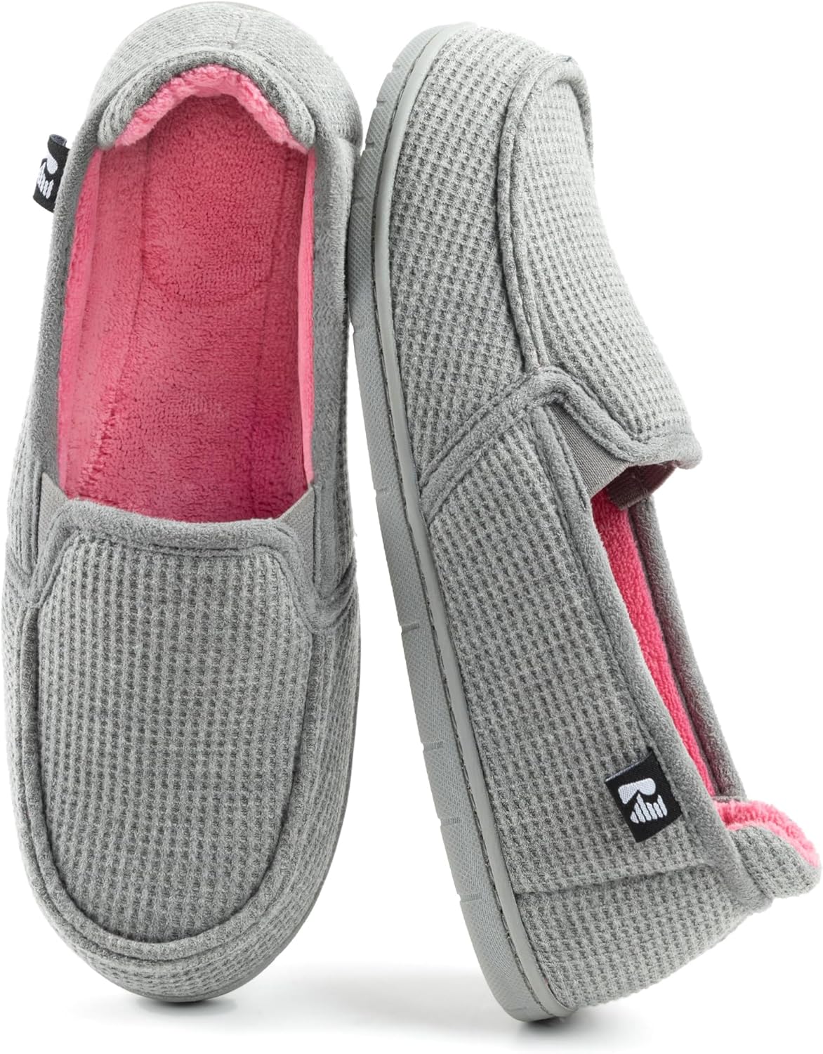 RockDove Women's Two-Tone Hoodback Slipper with Removable Insole