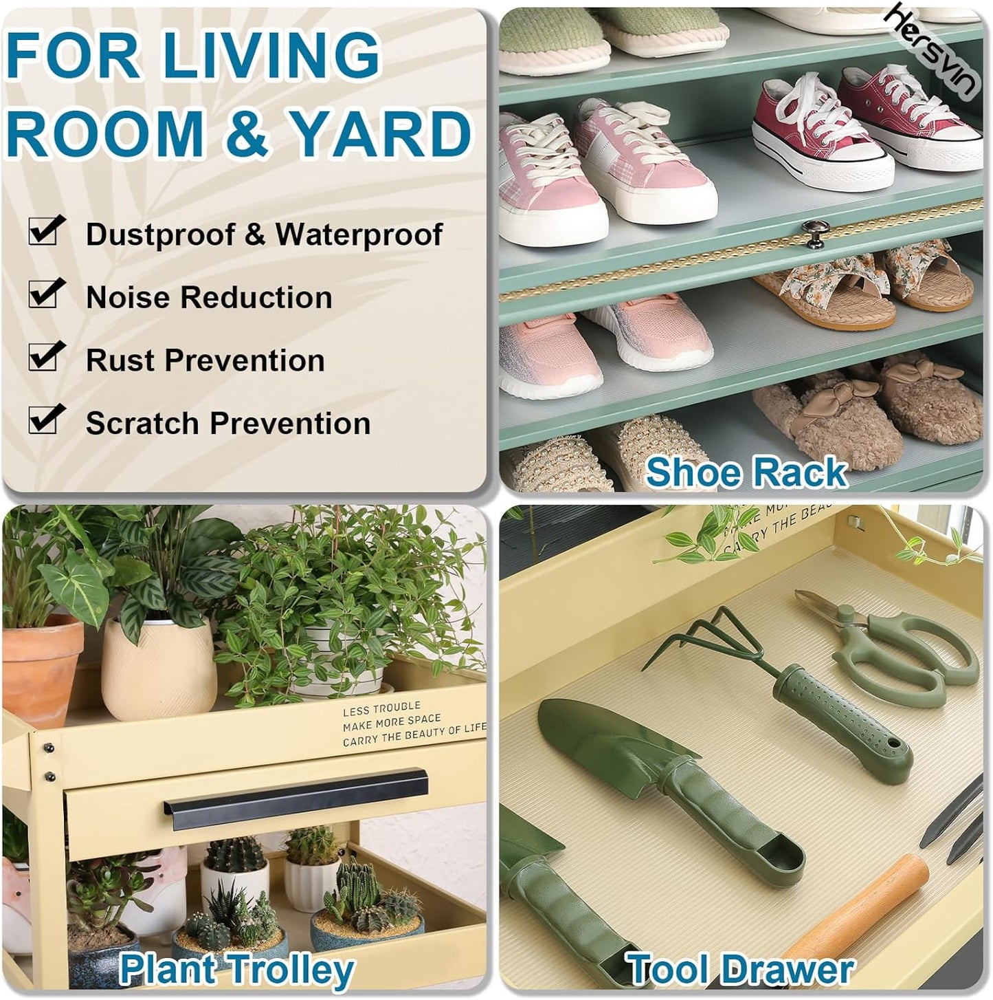 10 in x 20 ft Shelf Liners Drawer Liner for Kitchen Cabinets Non-Adhesive Non Slip, Refrigerator Mats for Shelves, EVA Plastic Cupboard Protector, Waterproof Lining (Clear Stripe, Ribbed)