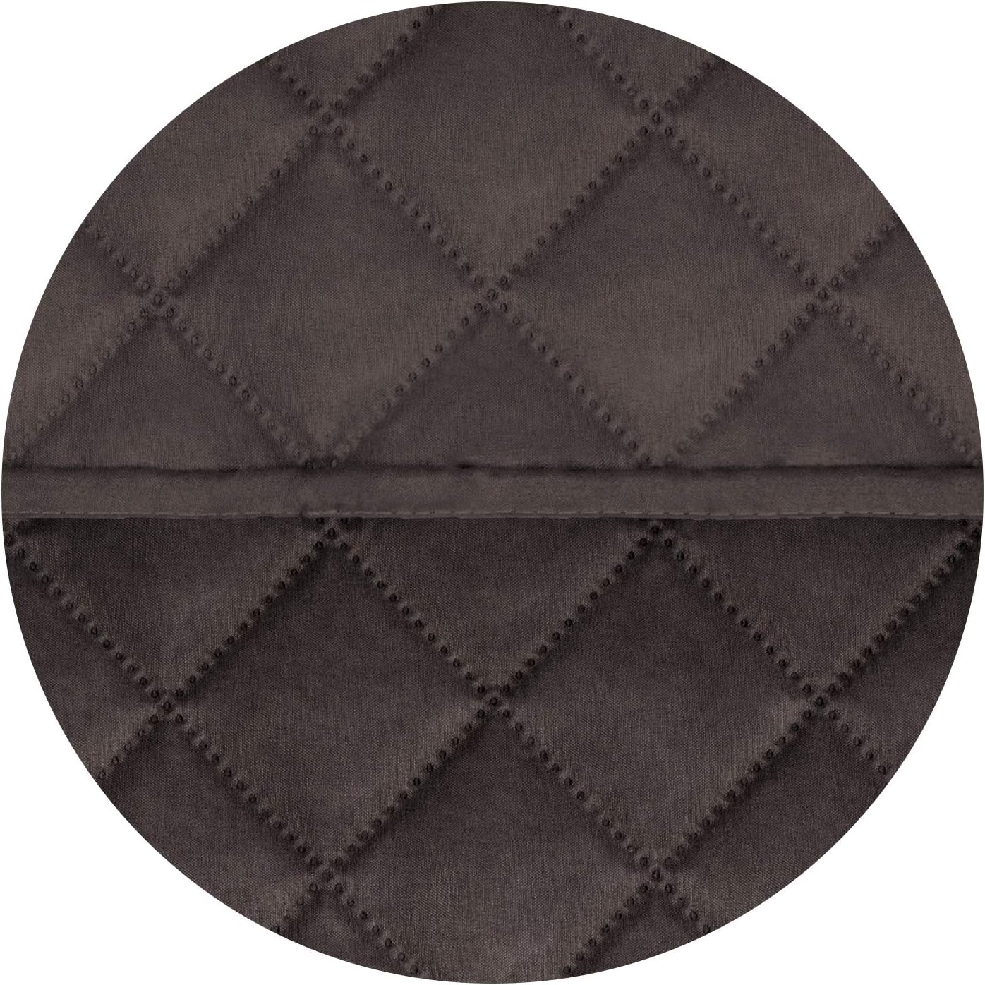 PureFit Reversible Quilted Sofa Cover, Water Resistant Slipcover Furniture Protector, Washable Couch Cover with Non Slip and Elastic Straps for Kids, Dogs, Pets (Small Recliner, Chocolate/Chocolate)