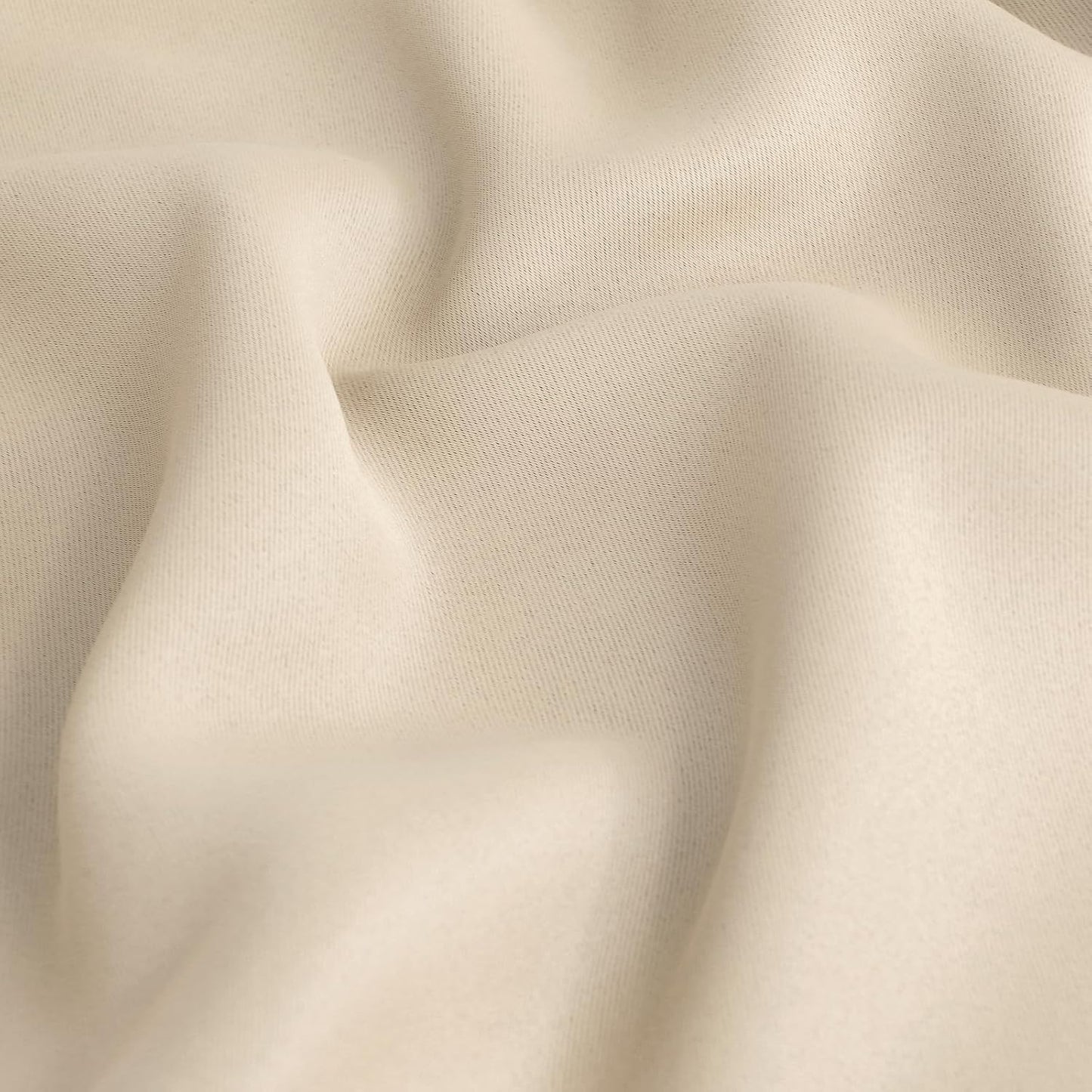 BGment Champagne Blackout Curtains 45 Inches Long for Bedroom Kitchen Window - Room Darkening Drapes Short Length with Rod Pocket for Bathroom Cafe, 2 Panels, 42 x 45 Inch