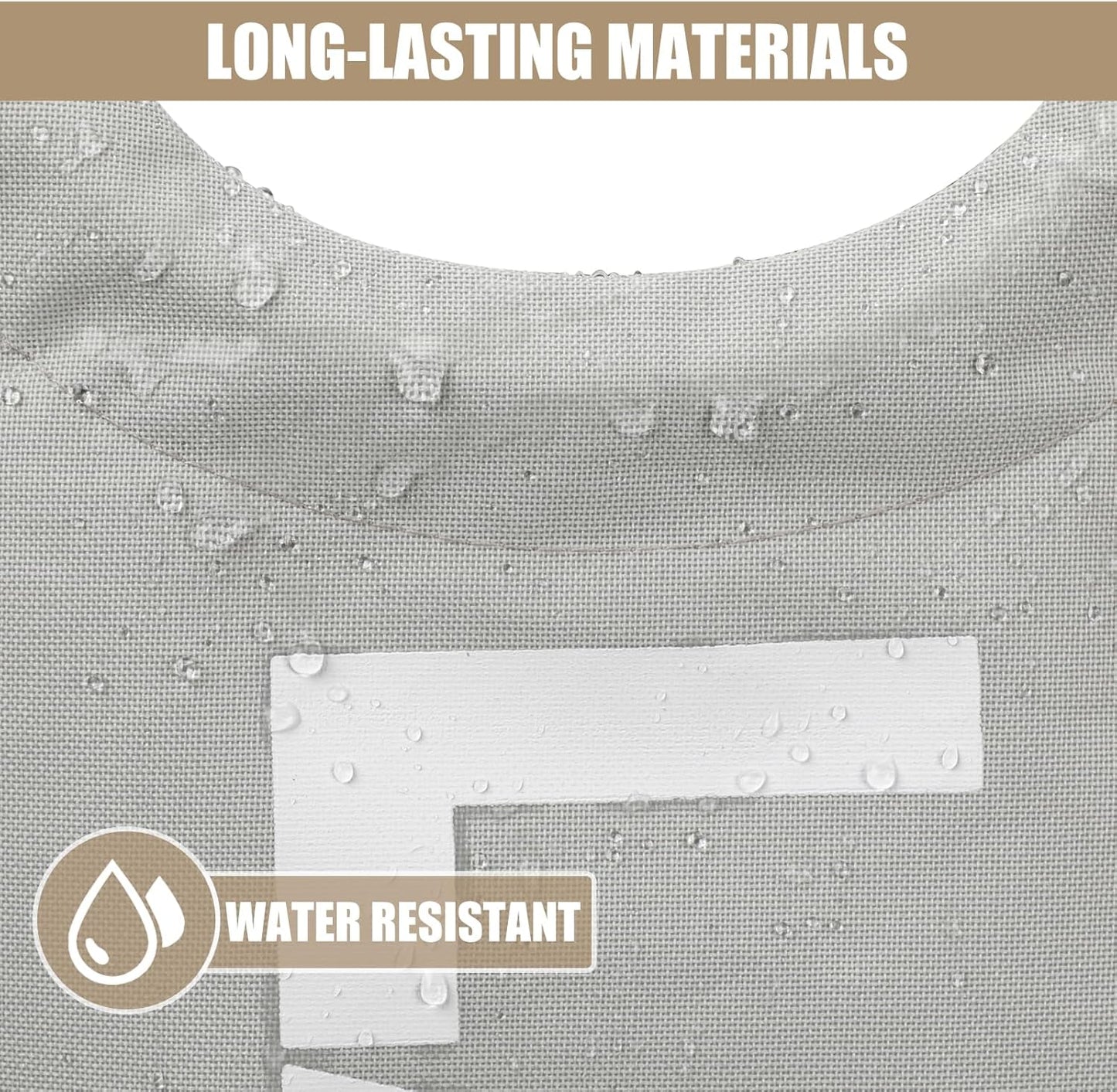 DOKEHOM 90L Large Laundry Basket, Collapsible Laundry Bag, Freestanding Tall Clothes Hamper, Foldable Washing Bin (Grey)