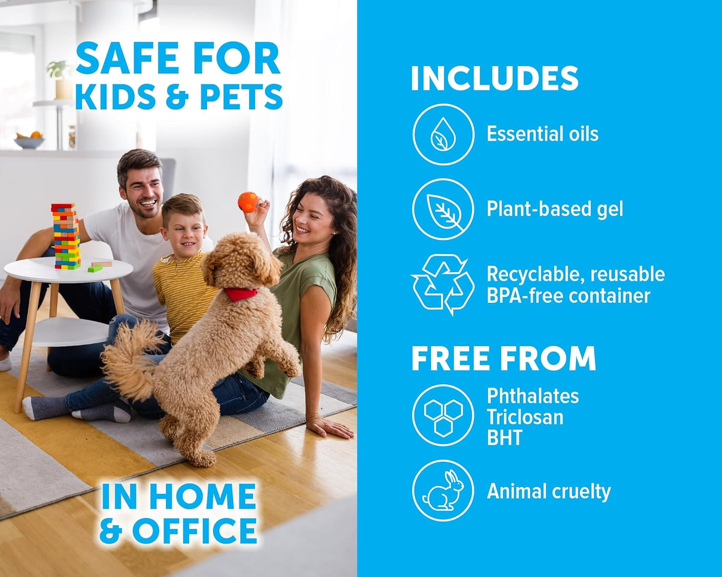 Bright Air 14 oz. Super Odor Eliminator, For Medium-Size Spaces, Winter Pine & Berries Scent, Case of 6, Odor Eliminator & Air Freshener, Natural Essential Oils, Lasts Up to 90 Days Each