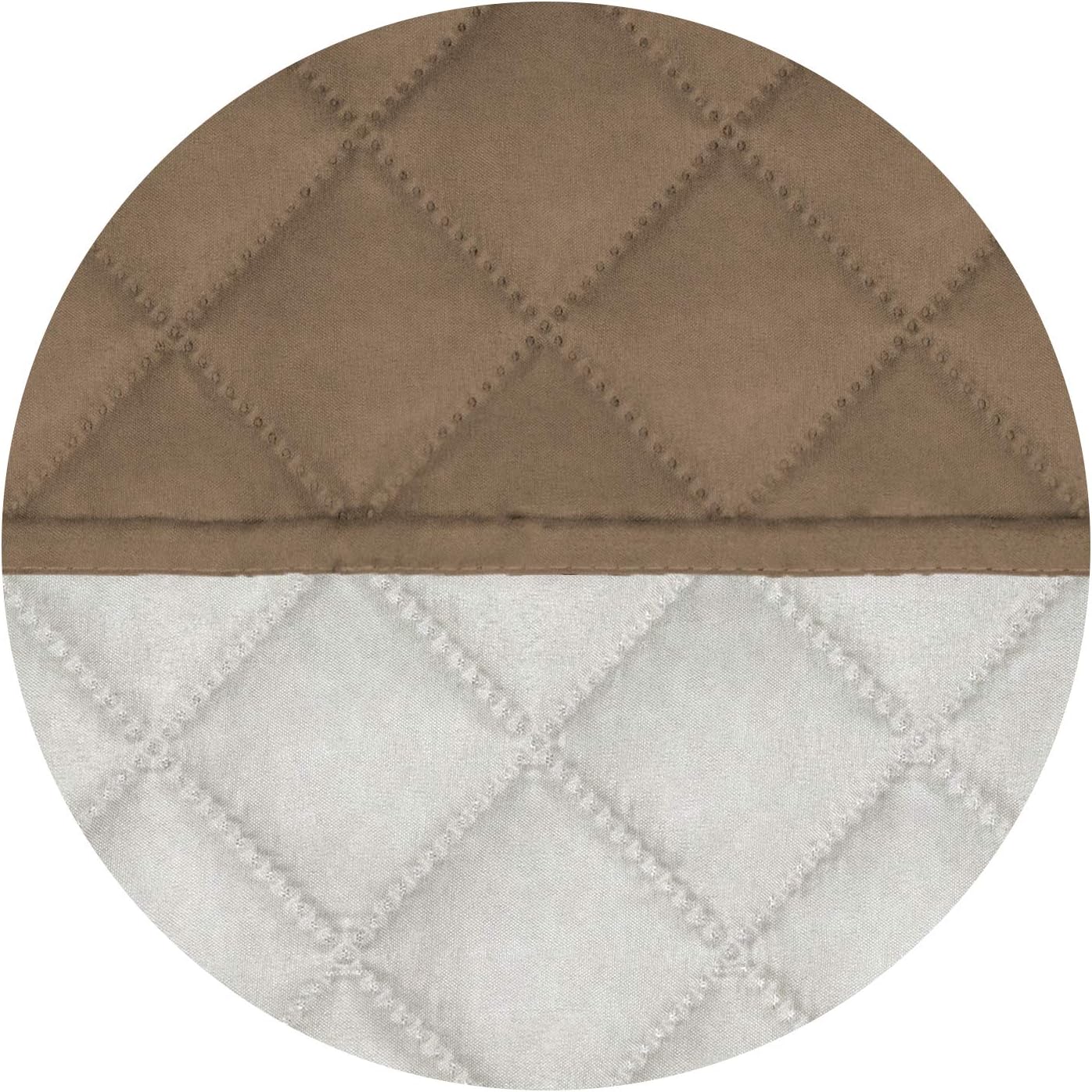 PureFit Reversible Quilted Sofa Cover, Water Resistant Slipcover Furniture Protector, Washable Couch Cover with Non Slip and Elastic Straps for Kids, Dogs, Pets (Chair, Camel/Ivory)