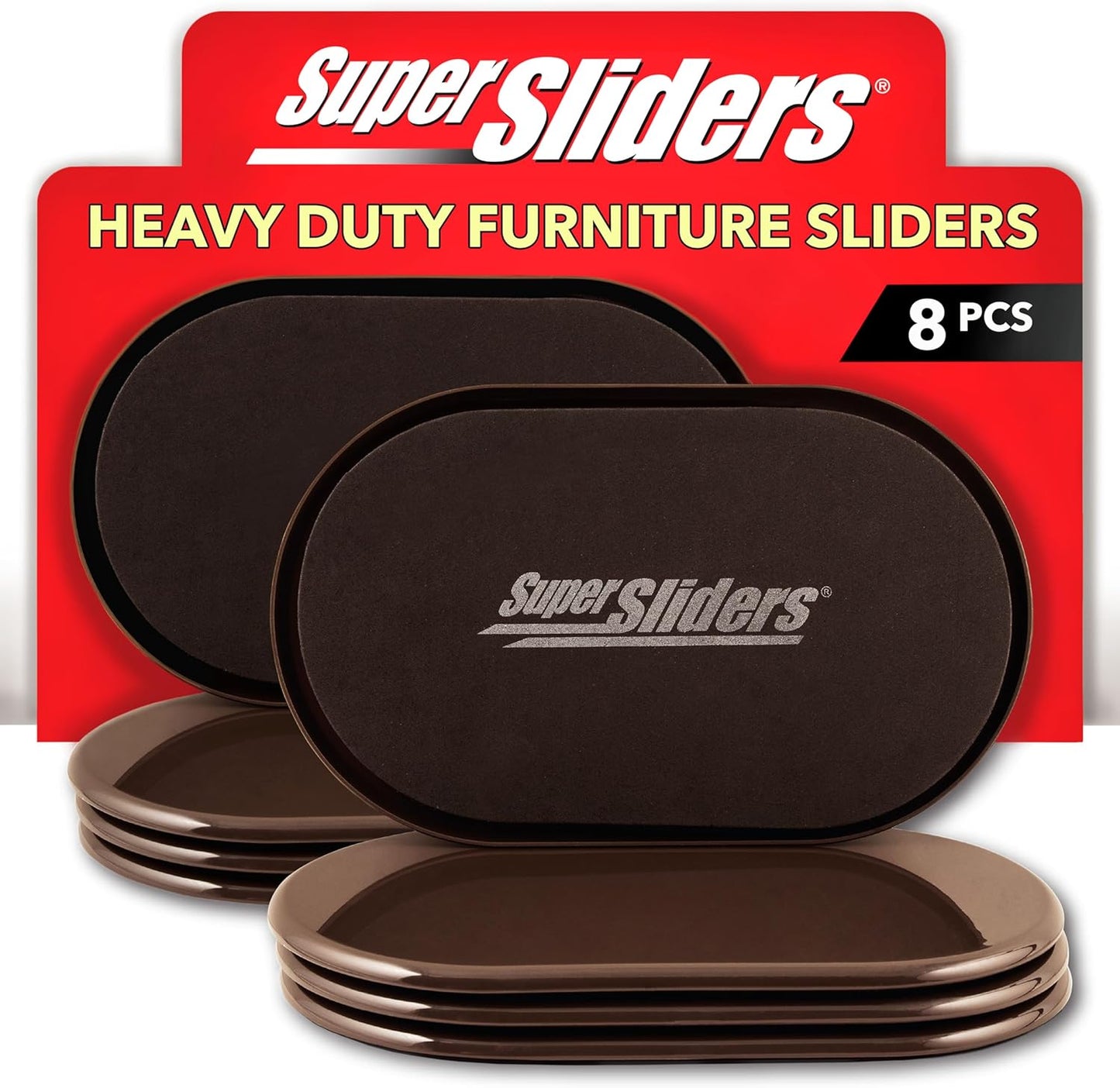 Super Sliders Furniture Moving Tools - Lifting and Moving System - Appliance Movers Furniture Moving Aids, Refrigerator Furniture Movers Sliders, Furniture Lift Mover Tool - 9 1/2" x 5 3/4"