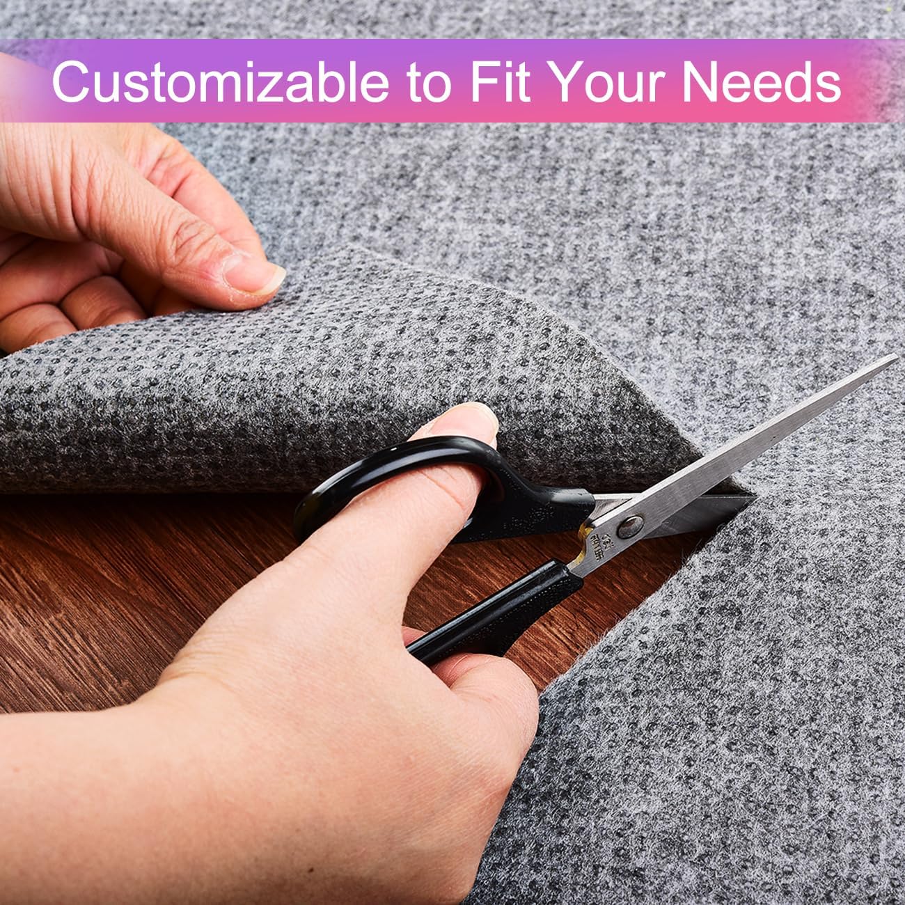 Non Slip Mattress Gripper and Area Rug Felt Pad, Keeps Mattress and Rug in Place - Full Size (4 x 6 Feet)