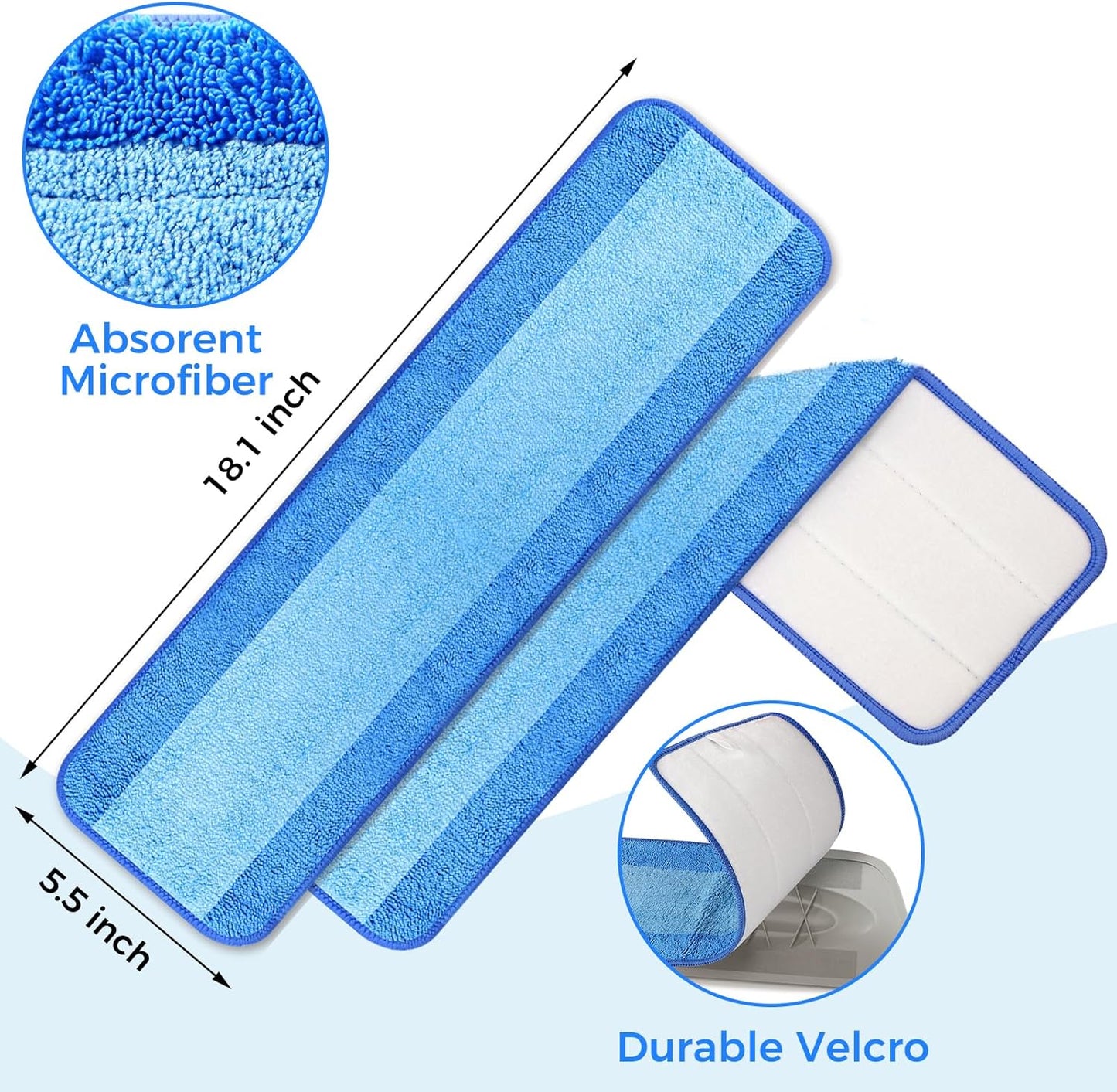 Microfiber Cleaning Pads are Compatible with Bona Mop (40PCS)