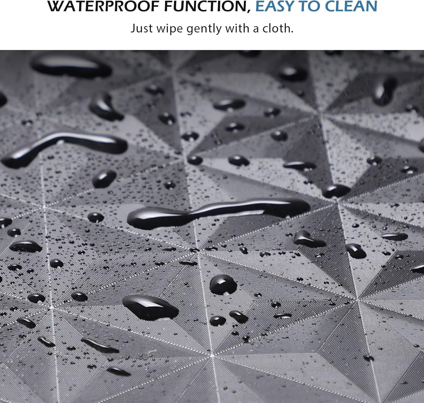 SALLOUS Chair Mat for Hard Floor, 60" x 36" Gaming Chair Mat for Hard Surface, Rolling Chair Floor Mat for Home Office - Not for Carpet (Black)