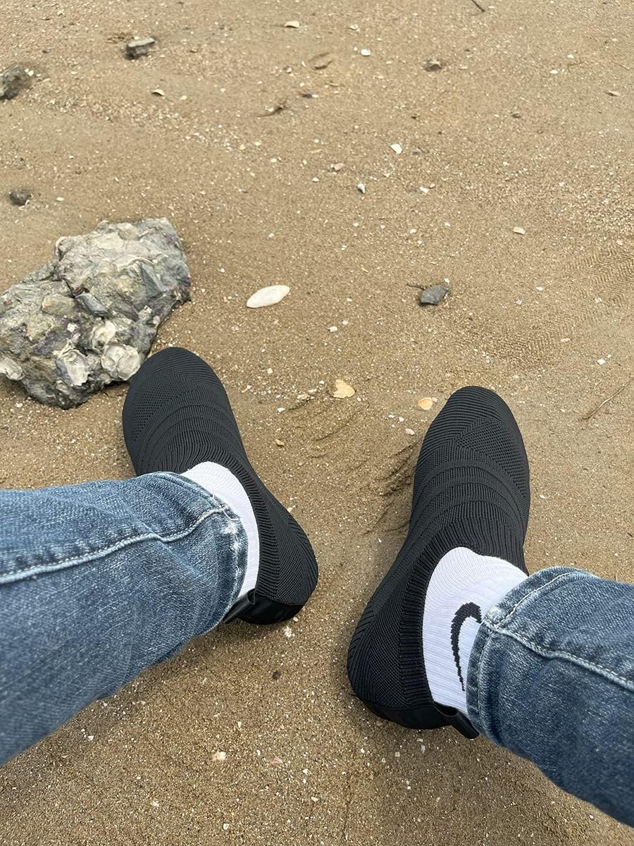 Adult Indoor House Slippers Socks Lightweight Non Slip Grip House Home Shoes for Women Men