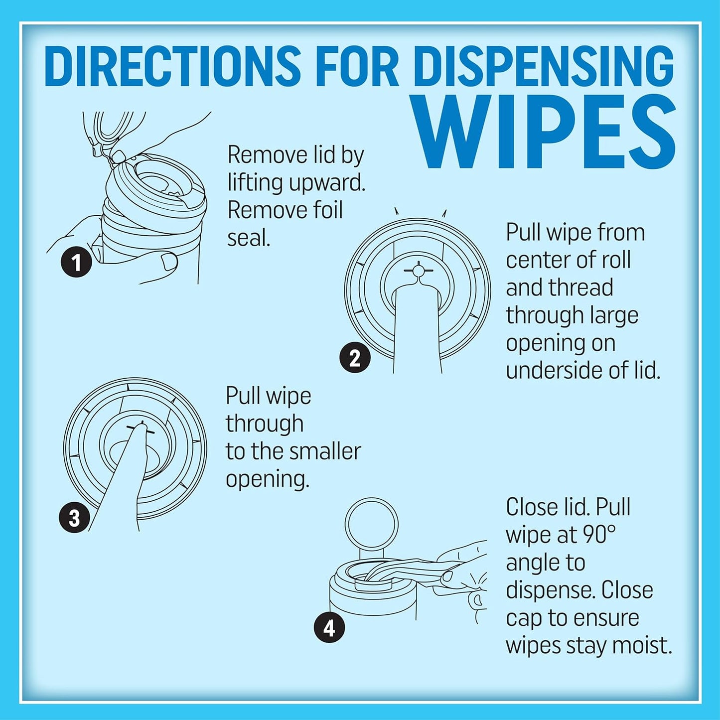 MiracleWipes for Microwaves and Cooktops, Easily Removes Food and Grime Buildup, Safe and Convenient Stove Top Cleaner, Great for Home and Kitchen Use - 60 Count