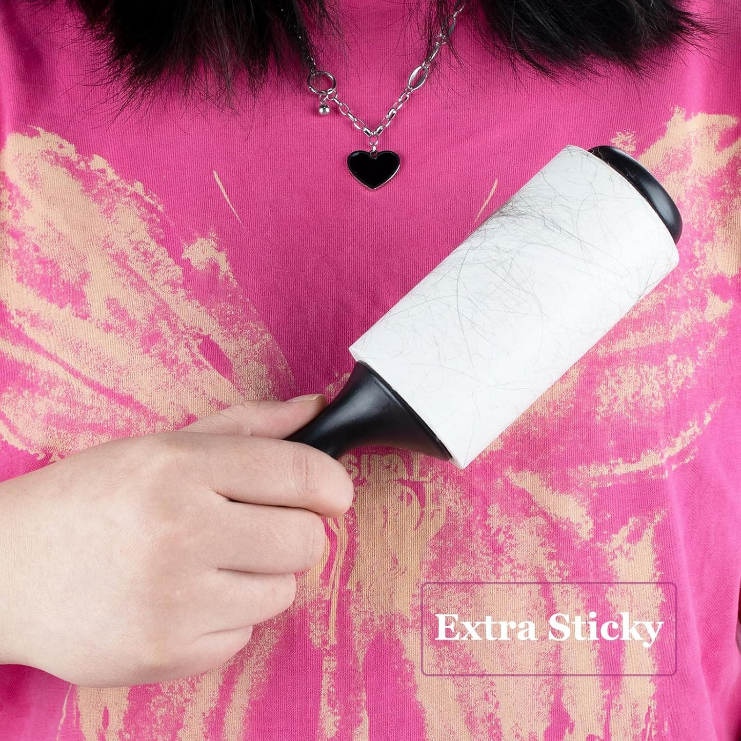 4 inch Lint Roller Refills Only Compatible with Scotch-Brite Pet Hair Pickup Extra Sticky Lint Roller for Couches Clothes and More 90 Sheets per Refill 6 Pack 540 Easy-Tear Adhesive Sheets Total