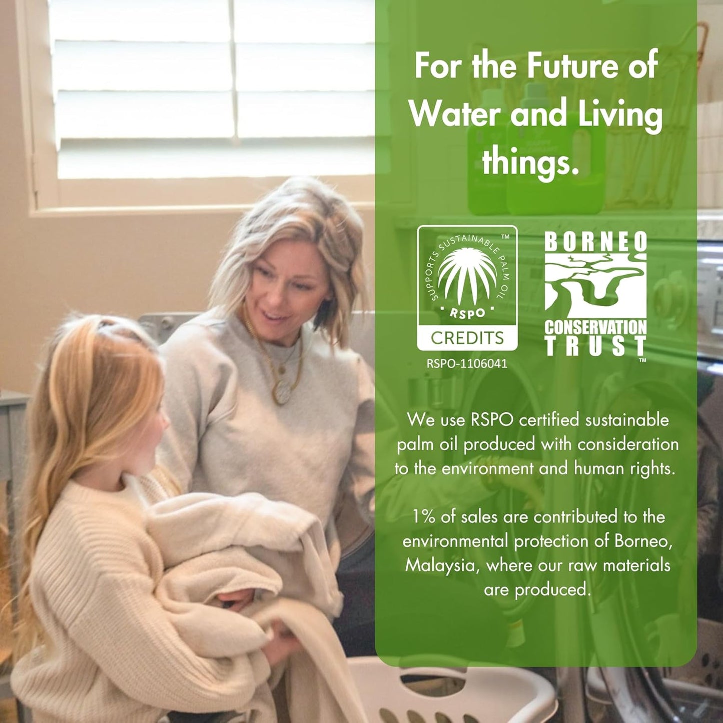 Happy Elephant Laundry Detergent, White Tea & Fig Scent, Ultra Concentrated Washing Machine Laundry Soap, Plant Based, Stain Remover, Gentle on Sensitive Skin, HE Compatible, 64 Loads, 64 Fl Oz