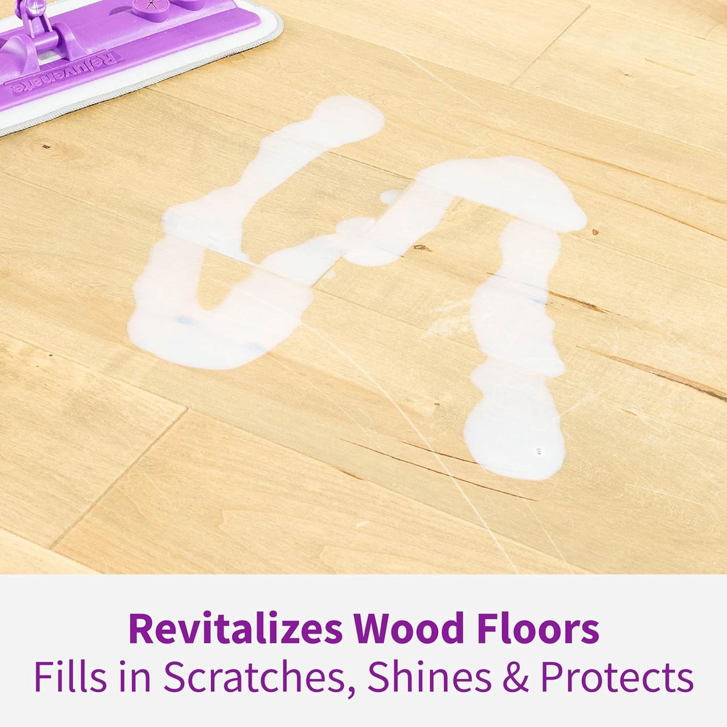 Rejuvenate Professional Wood Floor Restorer Fills Scratches, Shines And Protects Wood Flooring For A High Gloss Shine, 1 Gallon