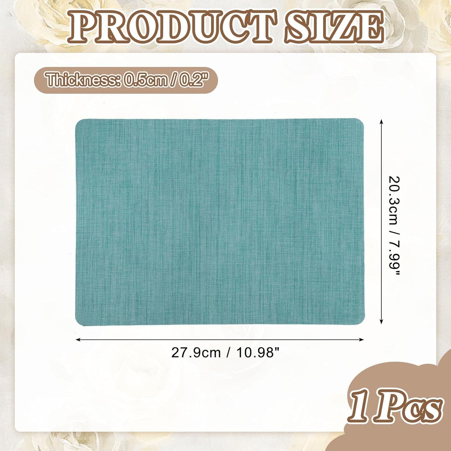 PATIKIL Linen Repair Patch, 8 x 11 Inch Self-Adhesive Linen Fabric Repair Patches for Sofa Couch Clothes Handbag Tents Car Seats Furniture, Sky Blue