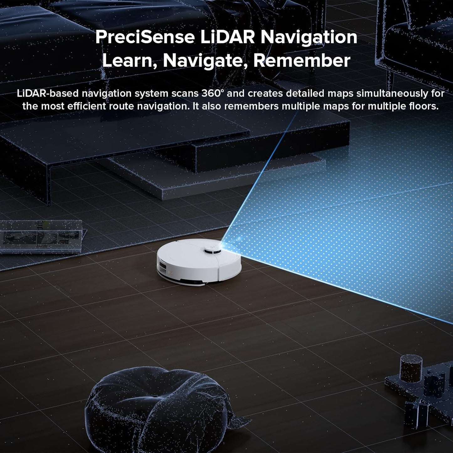 roborock Q10 X5 Robot Vacuum and Mop Combo, 10,000 Pa HyperForce, Dual Anti-Tangle System, Auto Mop Lifting, JawScrapers Brush & High-Intensity Mop, Reactive Tech Obstacle Avoidance, PreciSense LiDAR