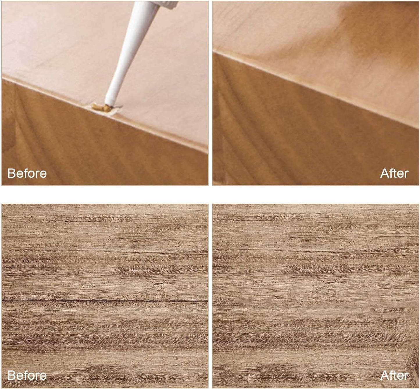 SEISSO Furniture Repair Kit, Wood Markers for Scratches, 12 Colors Furniture Touch-up Markers and Wood Fillers, New Upgrade Wood Repair Kit - Restore Wooden Table, Cabinet, Floors, Door