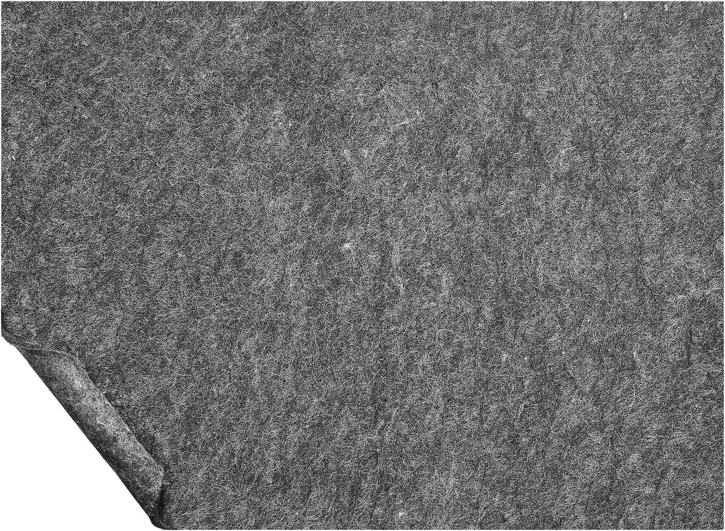 VEVOR Rug Pad Without Slip Resistance, Protective Cushioning Carpet Pad, 8' x 10', 1/2" Thick, 100% Pure Polyester Felt, 7-8㎡ Premium Comfort Underfoot Carpet Padding Rug Cushion for All Floors, Gray