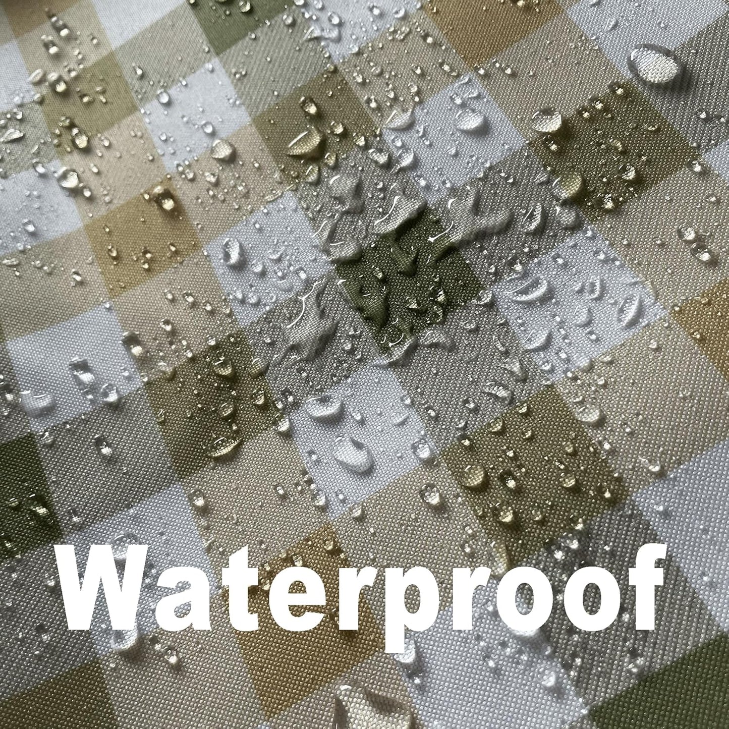 Classic Gingham Buffalo Tablecloth Fabric - Oblong 58x144 Inch Water Proof Checkered Table Cloth for Indoor Outdoor - Table Cover for Birthday, Picnics, BBQs, and Parties