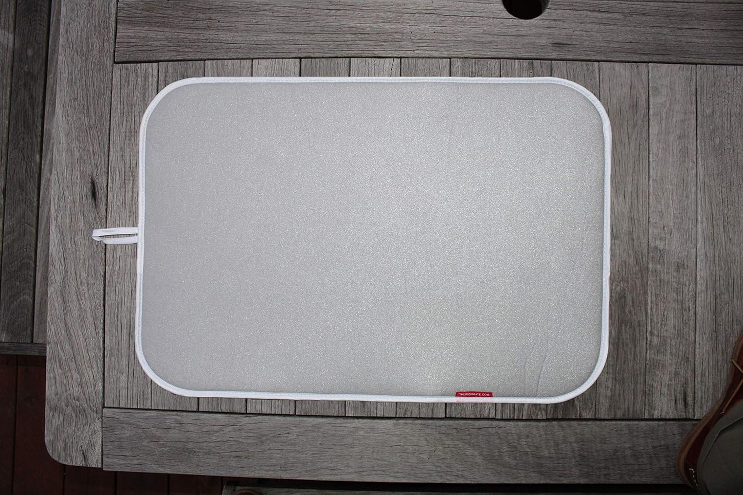 TheIronMate - Premium Ironing Pad, Designed Especially for Quilters and Crafters, Small (14in x 17in with Loop, Silver)