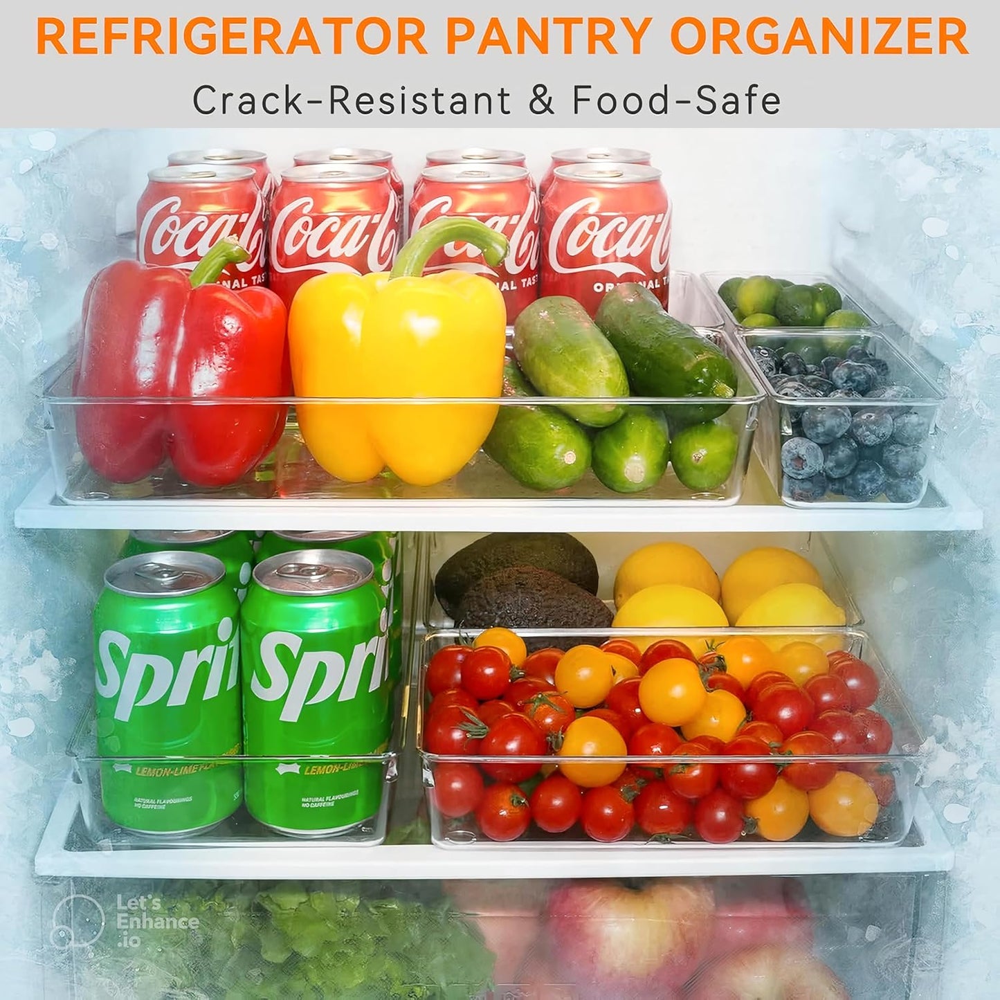 15-Pack Clear Drawer Organizer Set – Multi-Size Acrylic Storage Bins for Kitchen, Makeup, Office & Bathroom – Stackable Plastic Trays for Home, Desk & Vanity Organization