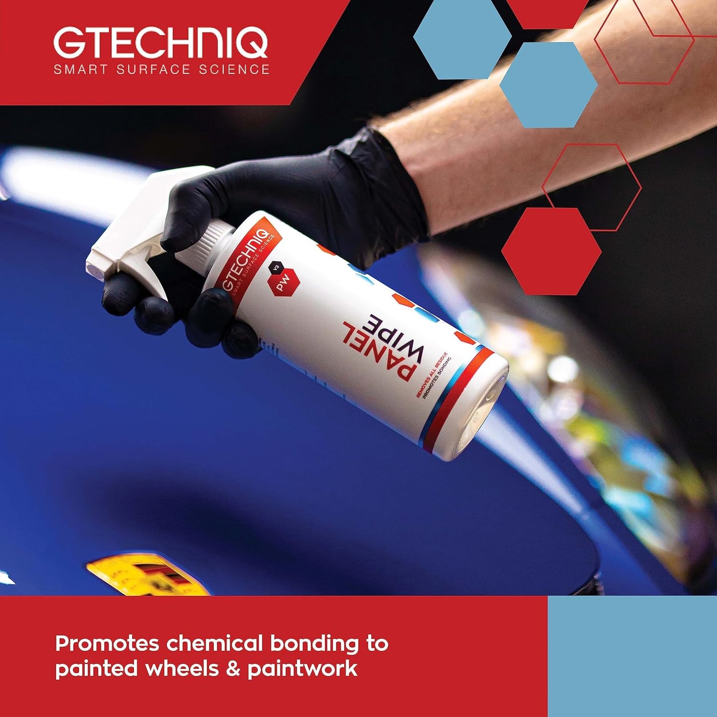 Gtechniq Panel Wipe for Car Cleaning, Pre-Sealant Car Cleaner for Polish Residue, Fragrance-Free, Transparent, 5L