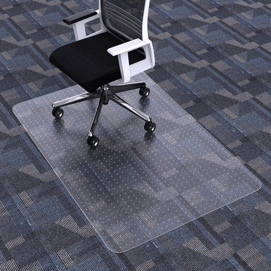 FuturHydro Office Chair Mat for Carpet, 30" x 48" Clear Floor Protector, Transparent Under Desk Mats for Office, Home and Gaming Floors (Rectangle)
