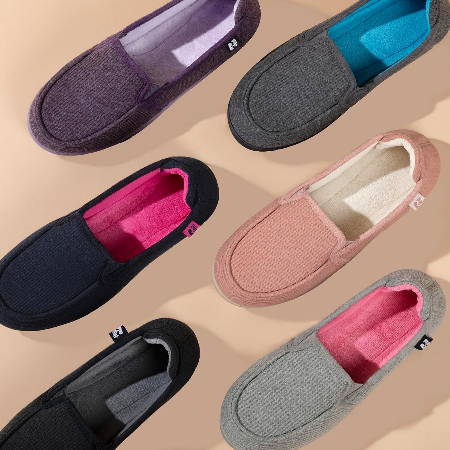 RockDove Women's Two-Tone Hoodback Slipper with Removable Insole