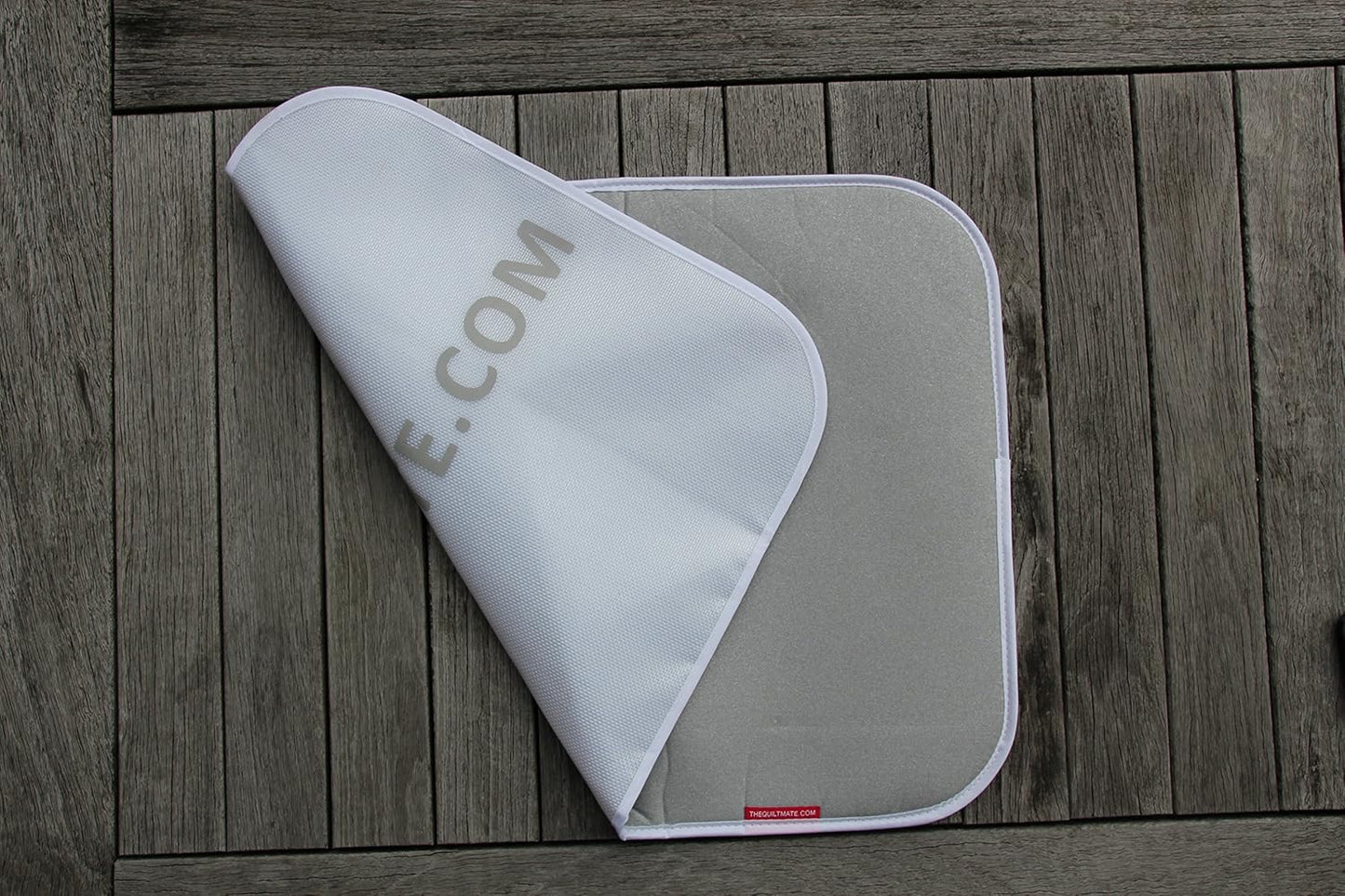 THEQUILTMATE - Premium Ironing Pad, Designed Especially for Quilters and Crafters, Combo: Classic Silver, 17 in x 25 in; Blue Mini, 10in x 14in