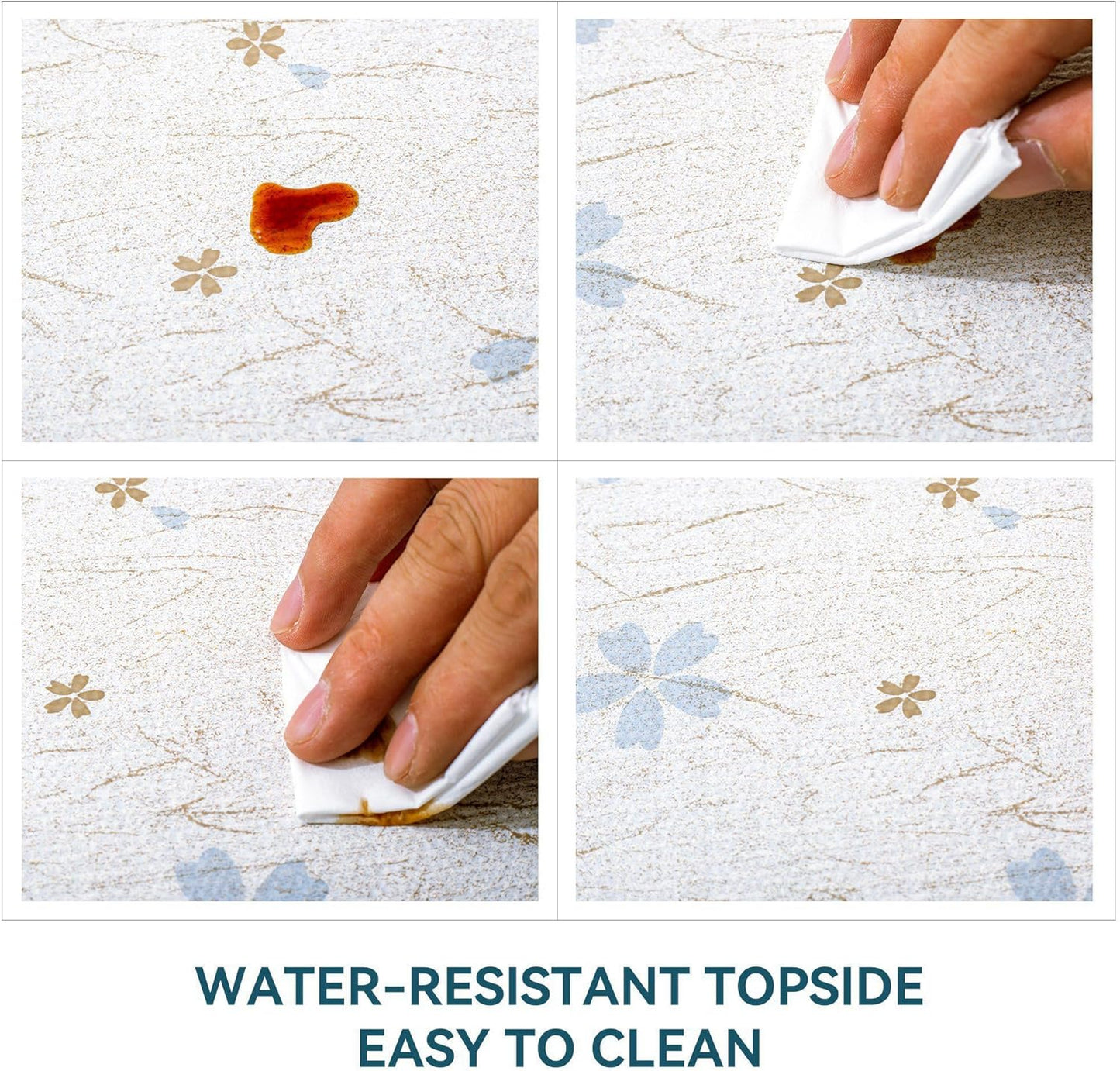 Cabinet Liners 5Rolls 18 x 96 Inch Wide Non Adhesive Kitchen Drawer Liner, Waterproof Shelf Liner Durable Anti-Slip for Kitchen Cabinets Shelf Liner Oil-Proof