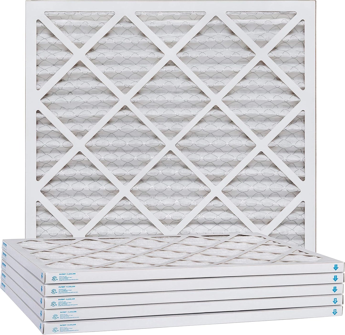 Aerostar 22x22x1 MERV 11, Pleated Air Filter, 22x22x1, Box of 6, Made in the USA